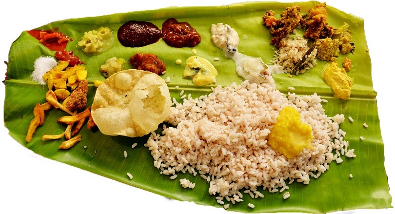 Sadhya - Cuisine of Kerala.